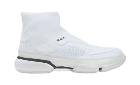 Prada Cloudbust Sneaker High Top White - Pre-Owned Size 8