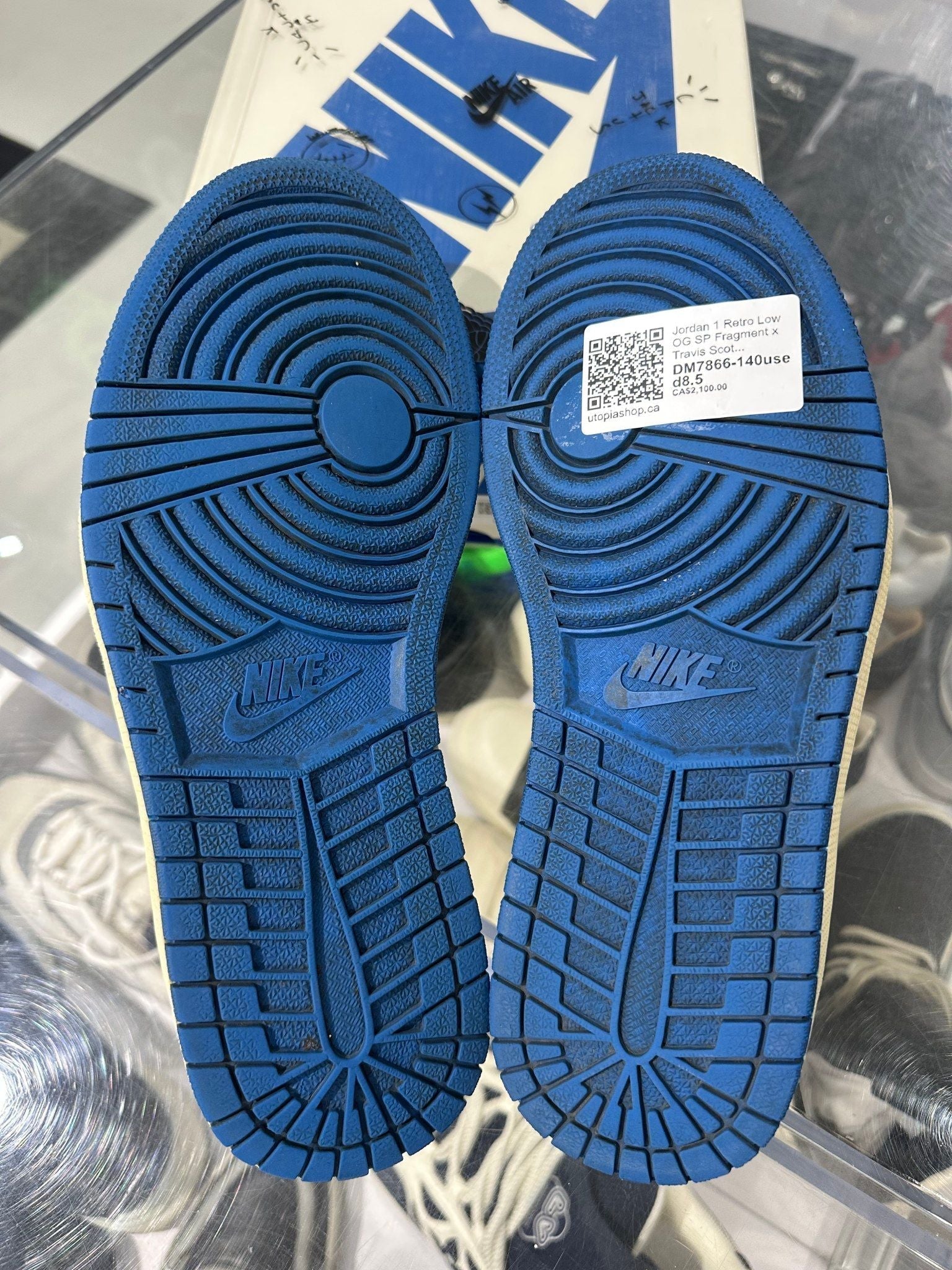 Jordan 1 Retro Low OG SP Fragment x Travis Scott - Pre-Owned Size 8.5