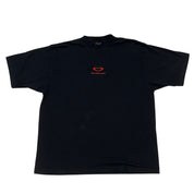 Balenciaga Embroidered Heart Logo T-Shirt Black - Lightly Pre-Owned Size M