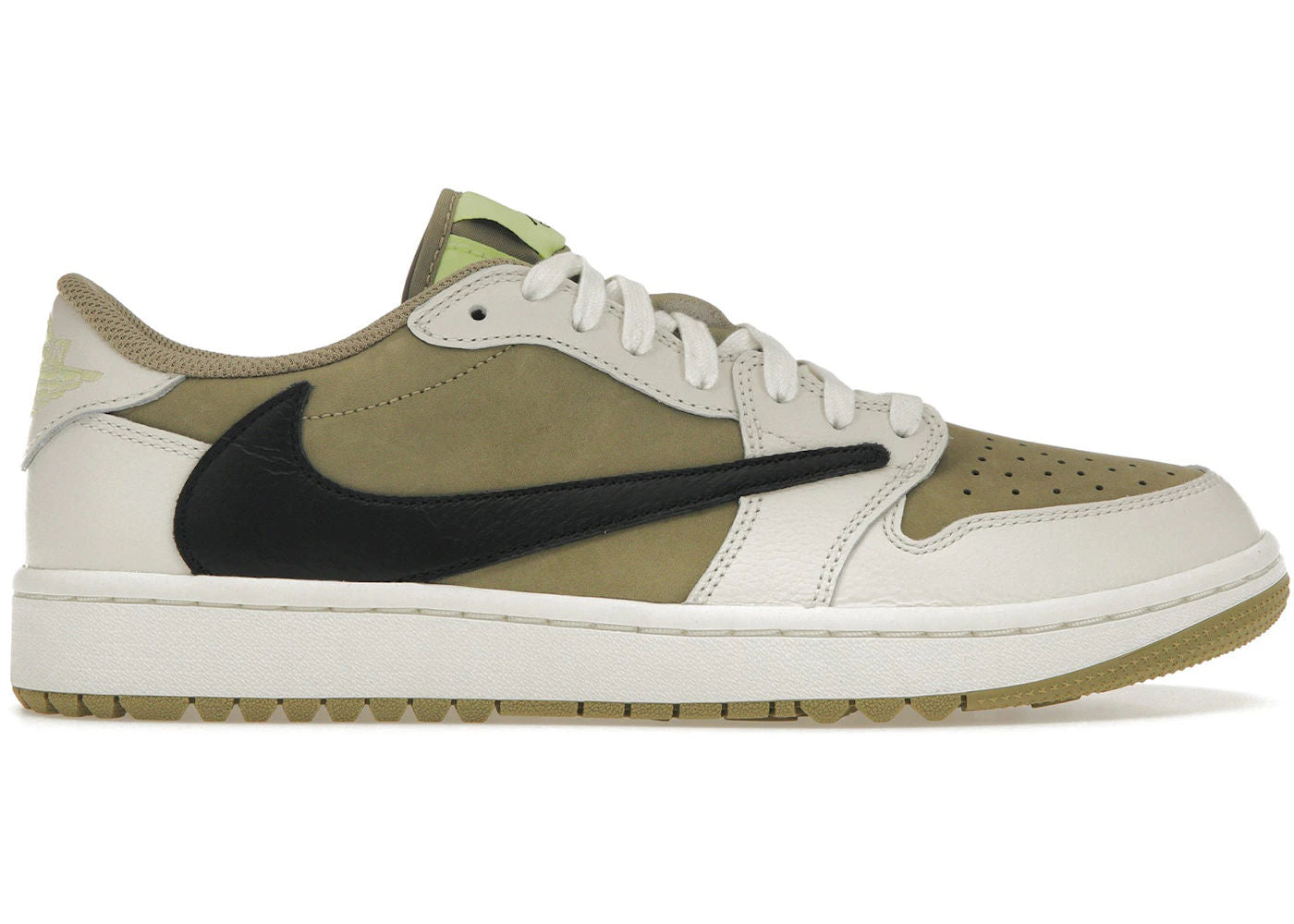 Jordan 1 Retro Low Golf Travis Scott Neutral Olive - Pre-Owned Size 10.5