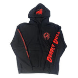 Chrome Hearts Deadly Doll Online Exclusive Hoodie Black/Red - Lightly Pre-Owned Size XL
