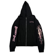 Chrome Hearts Deadly Doll Zip-Up Hoodie Black - Lightly Pre-Owned Size XL