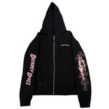 Chrome Hearts Deadly Doll Zip-Up Hoodie Black - Lightly Pre-Owned Size XL