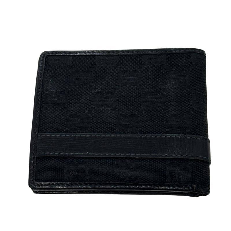 Gucci GG Canvas Belt Wallet Black - Pre-Owned