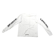 Chrome Hearts Neck Logo Letters Sleeve L/S T-Shirt White - Pre-Owned Size M