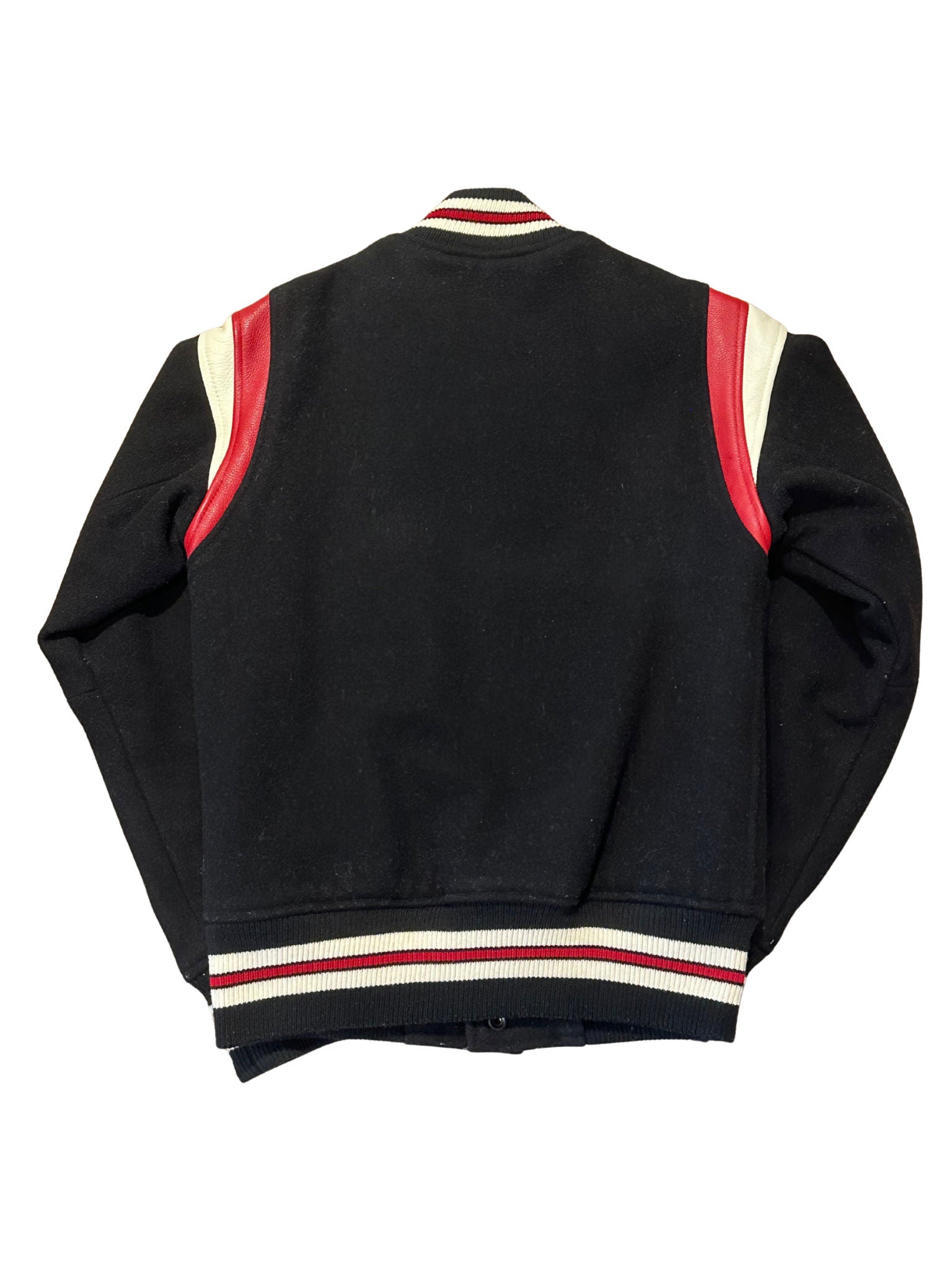 Ovo October's Very Own Black/Red Varsity Jacket - Pre-Owned Size S