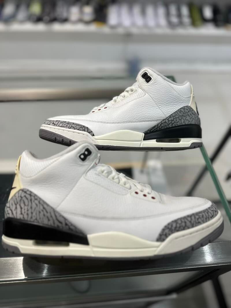 Jordan 3 Retro White Cement Reimagined - Pre-Owned Size 11 (No original box)