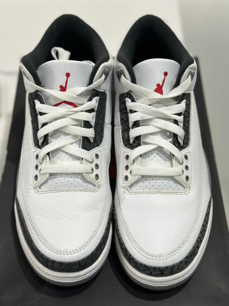 Jordan 3 Retro Cement Grey - Pre-Owned Size 8 (No original box)