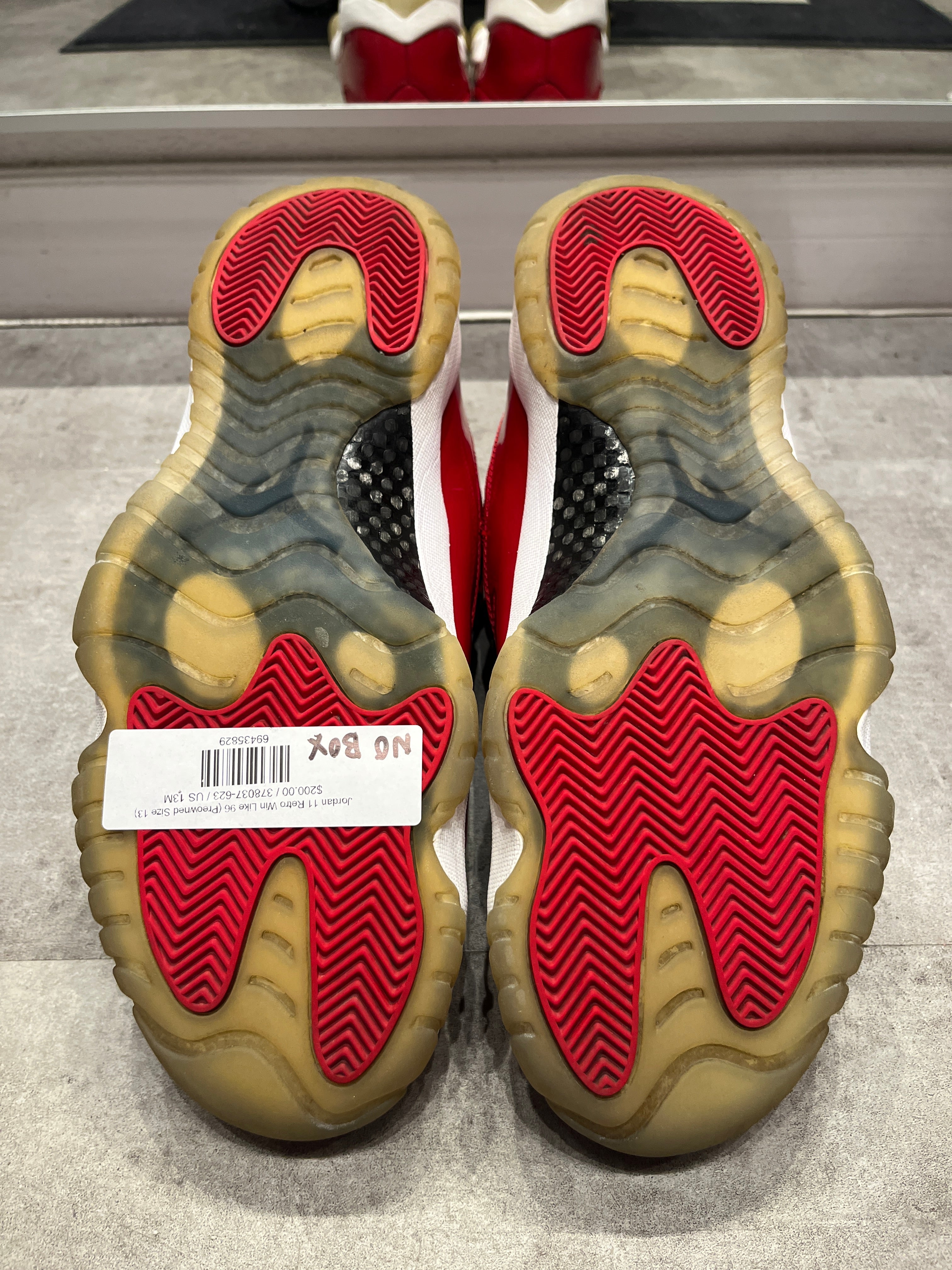 Jordan 11 Retro Win Like 96 (Preowned Size 13) - Pre-Owned