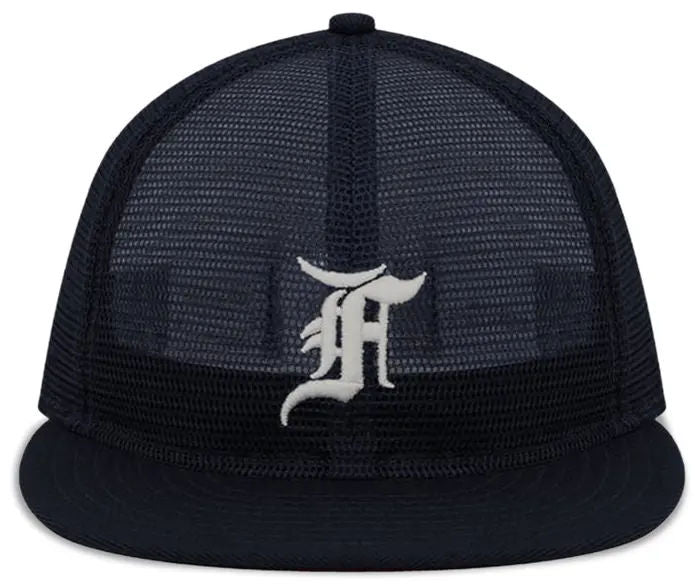 Fear of God Essentials 59Fifty F Mesh Hat Navy