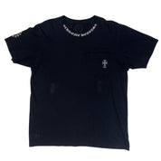 Chrome Hearts Neck Logo Cross T-Shirt Black - Pre-Owned Size L