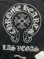 Chrome Hearts Las Vegas Exclusive Horseshoe Zip-Up Hoodie Black - Lightly Pre-Owned Size XL