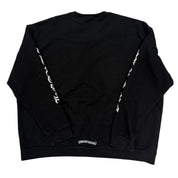 Chrome Hearts Neck Logo Crewneck Black - Lightly Pre-Owned Size XXL