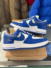 Louis Vuitton Nike Air Force 1 Low By Virgil Abloh White Royal - Pre-Owned Size 8.5