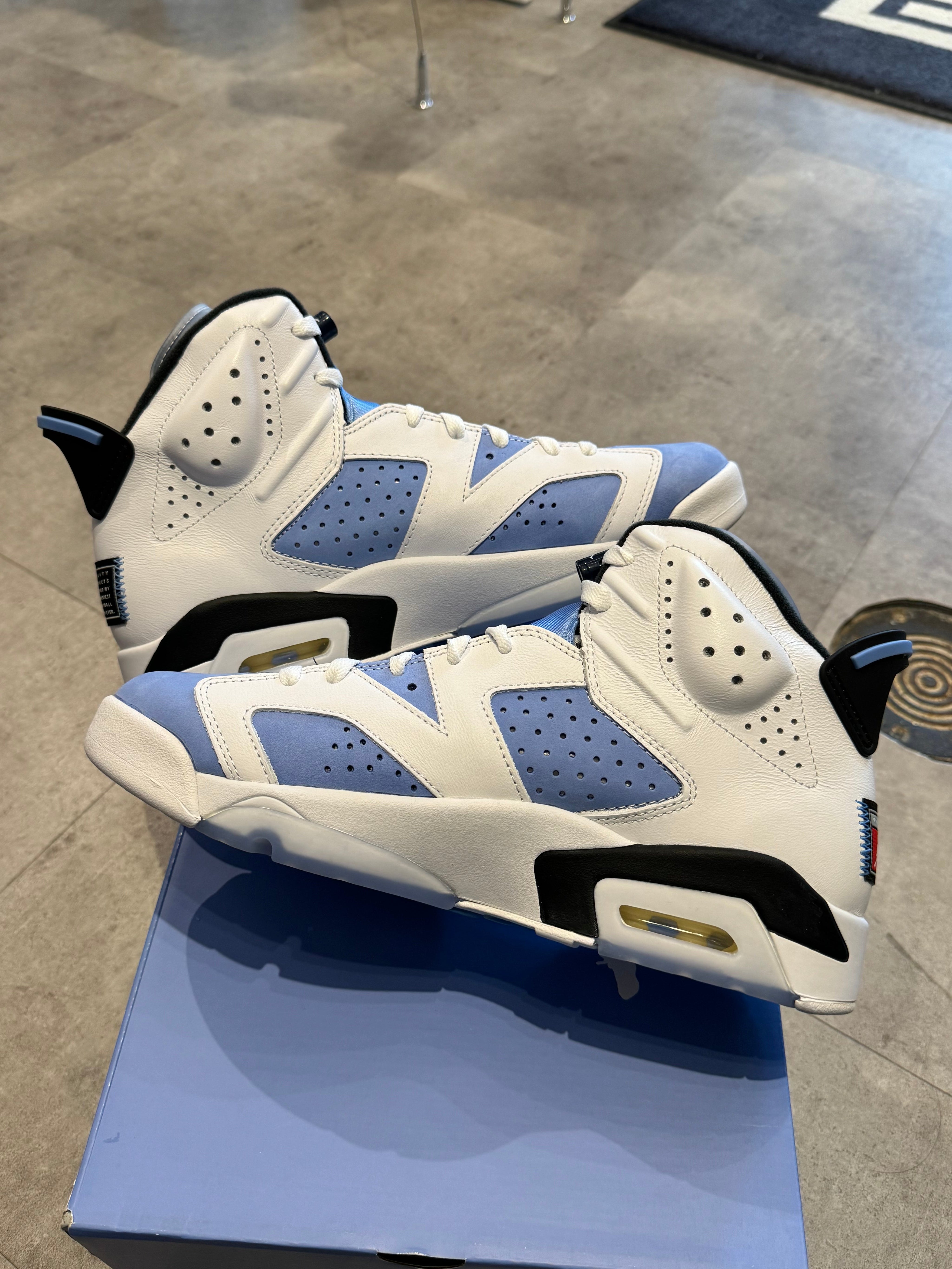 Jordan 6 Retro UNC White (Preowned Size 9.5) - Pre-Owned