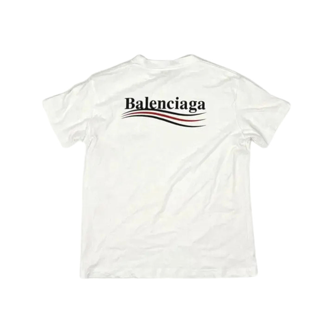 Balenciaga Women's Political Campaign T-Shirt White