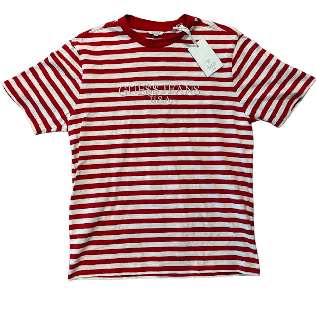 Guess Jeans x A$AP Rocky Embroidered Tee Red/White
