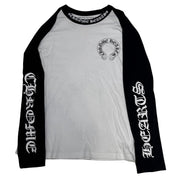 Chrome Hearts Baseball Horseshoe L/S T-Shirt - Lightly Pre-Owned Size XXL