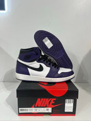 Jordan 1 Retro High Court Purple White - Pre-Owned Size 12