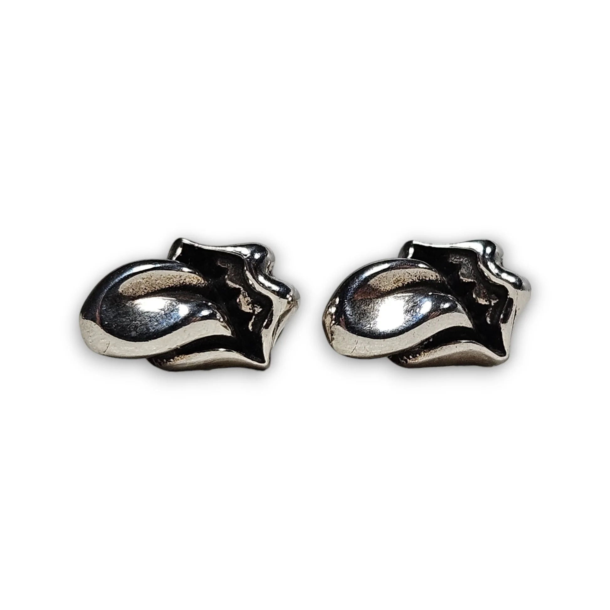 Chrome Hearts Rolling Stones Lip Earrings (Set of 2)