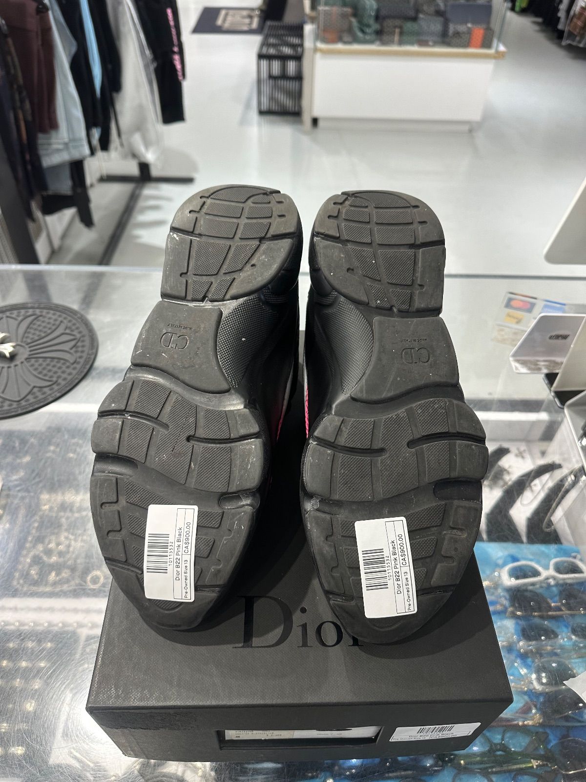 Dior B22 Pink Black - Pre-Owned Size 13