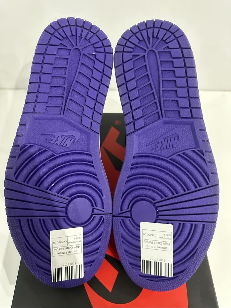 Jordan 1 Retro High Court Purple - Pre-Owned Size 9