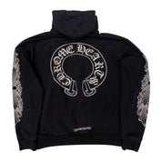 Chrome Hearts Floral Horseshoe Pullover Hoodie Black - Pre-Owned Size M