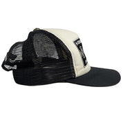 Chrome Hearts Chomper Hollywood Trucker Hat Black/White - Lightly Pre-Owned