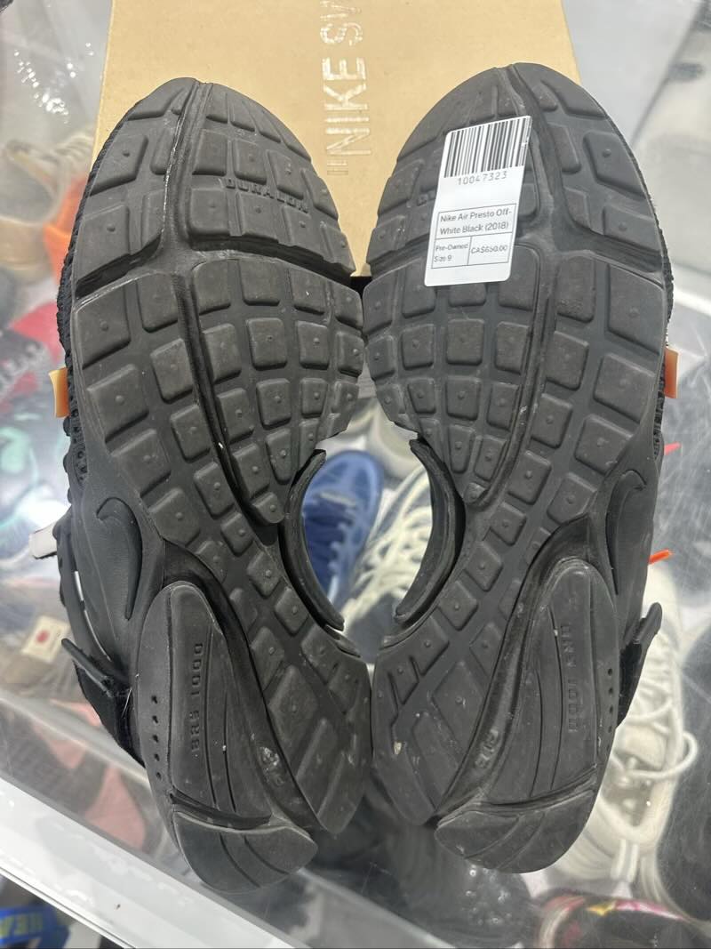 Nike Air Presto Off-White Black (2018) - Pre-Owned Size 9