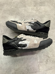 Valentino Garavani Rockrunner Camouflage Monochrome - Pre-Owned Size 14 (No original box)