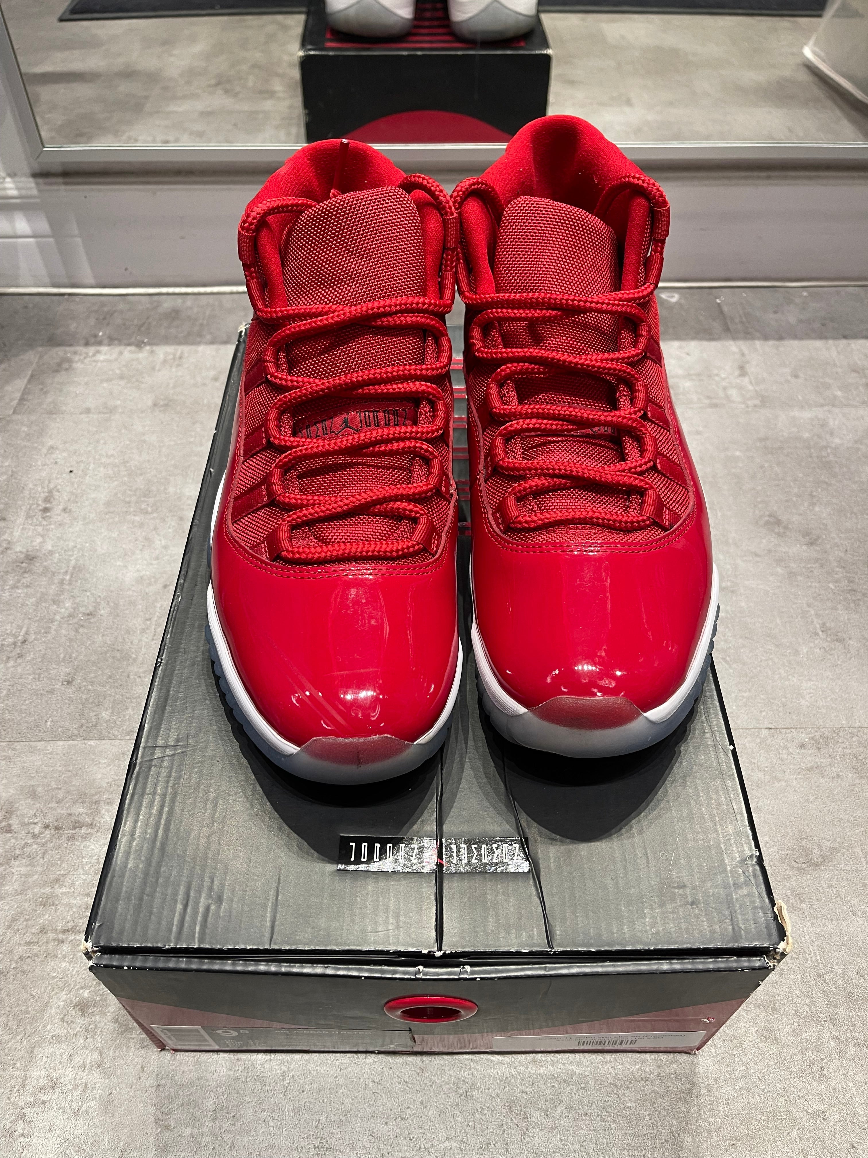 Jordan 11 Retro Win Like 96 (Preowned Size 9.5) - Pre-Owned