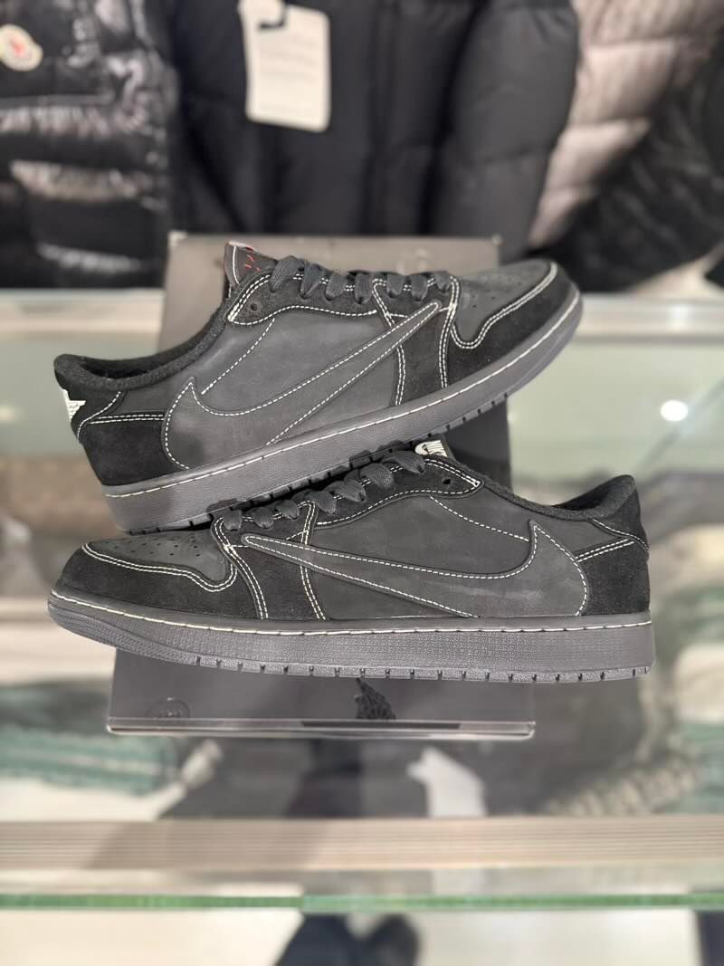 Jordan 1 Retro Low Travis Scott Black Phantom - Pre-Owned Size 12