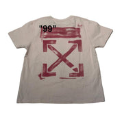 Off-White Impressionism Stencil Arrow T-Shirt Pink - Pre-Owned Size M