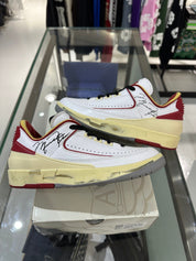 Jordan 2 Retro Low SP Off-White White Red - Pre-Owned Size 5.5