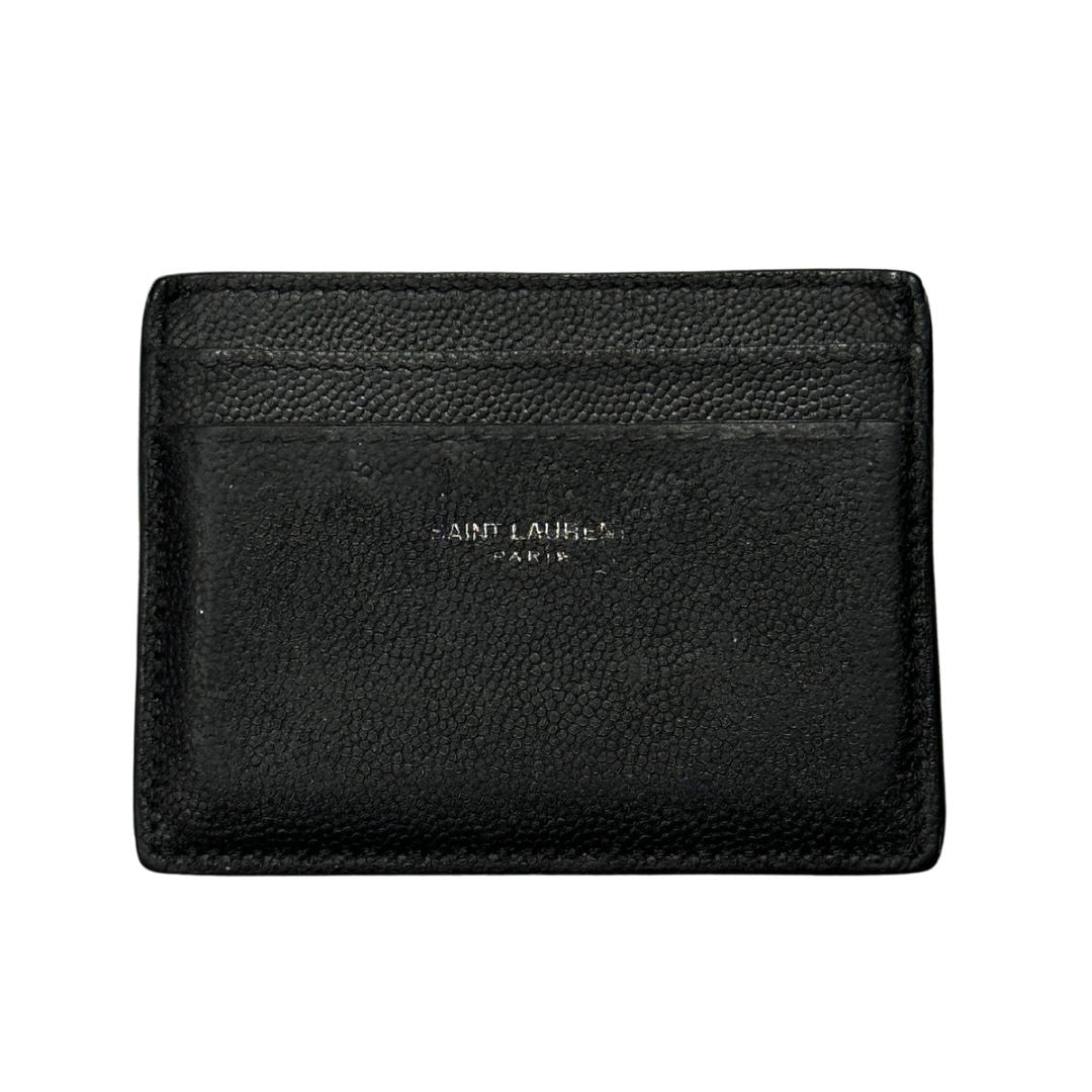 Yves Saint Laurent Card Case Black (Preowned) - Pre-Owned