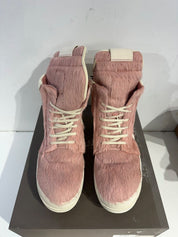 Rick Owens GeoBasket Pony Hair Pink/Milk - Pre-Owned Size 13M