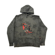 Travis Scott Jordan Washed Suede Hoodie Grey - Pre-Owned Size M