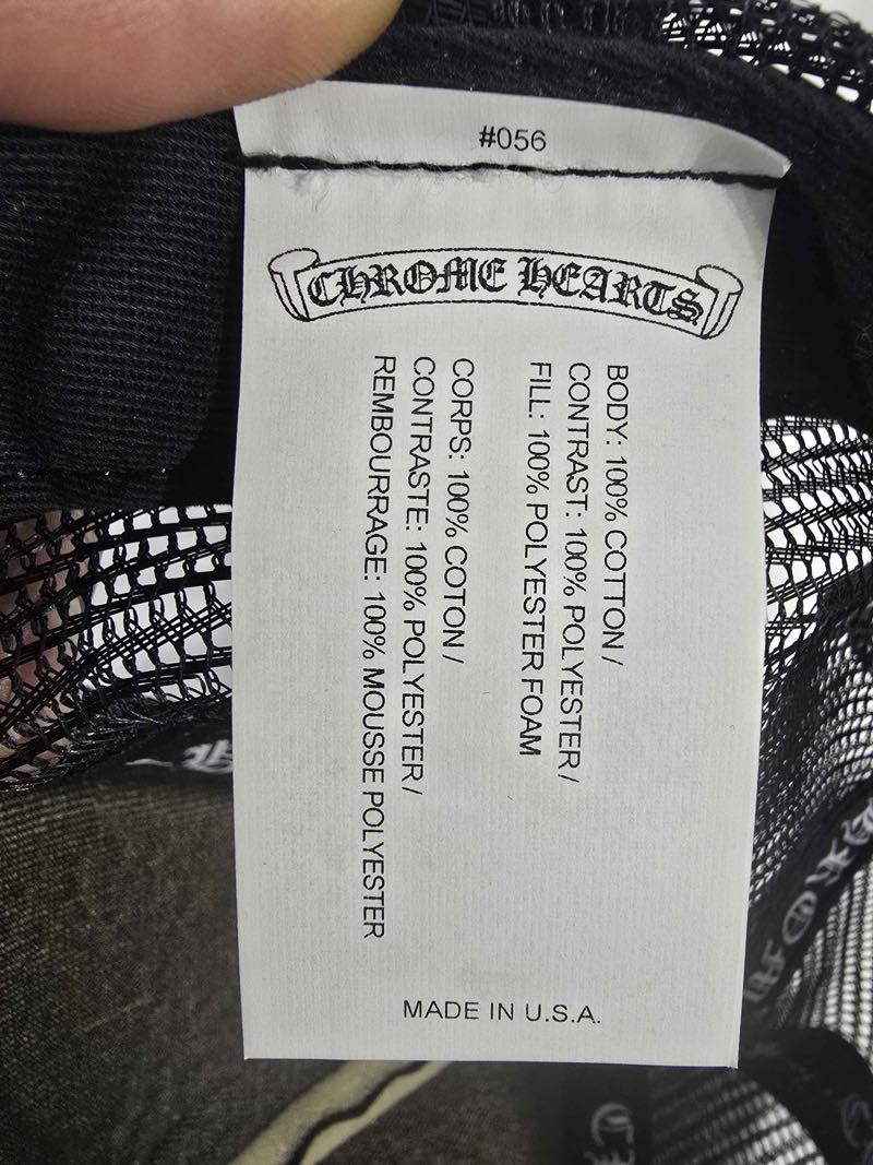 Chrome Hearts x Dover Street Market Trucker Hat Black - Pre-Owned Size OS