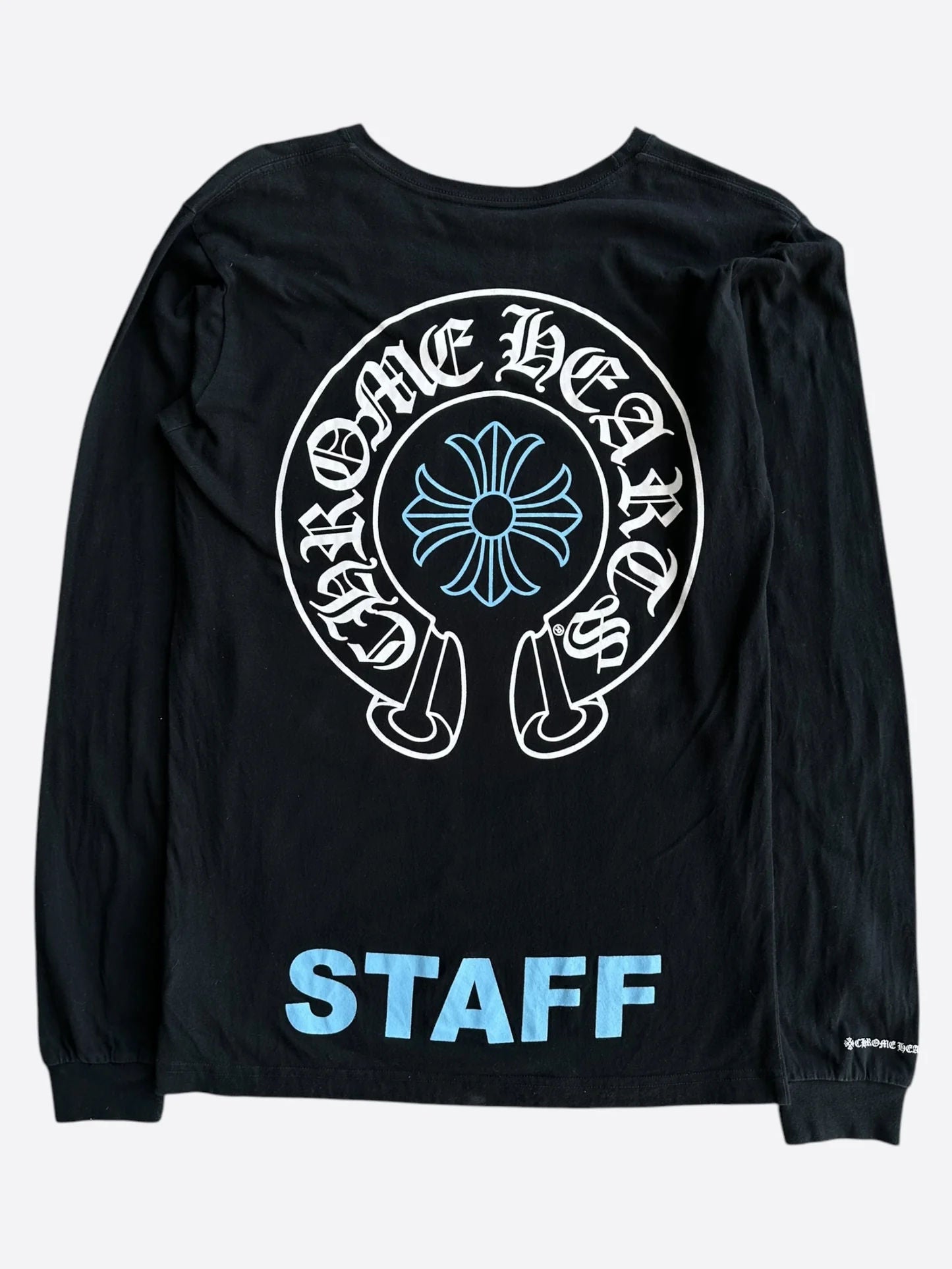 Chrome Hearts St. Barth Staff Exclusive Horseshoe L/S T-Shirt Black