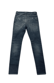 Amiri MX1 Shotgun Distressed Jeans Dark Indigo (Lightly Preowned) - Pre-Owned