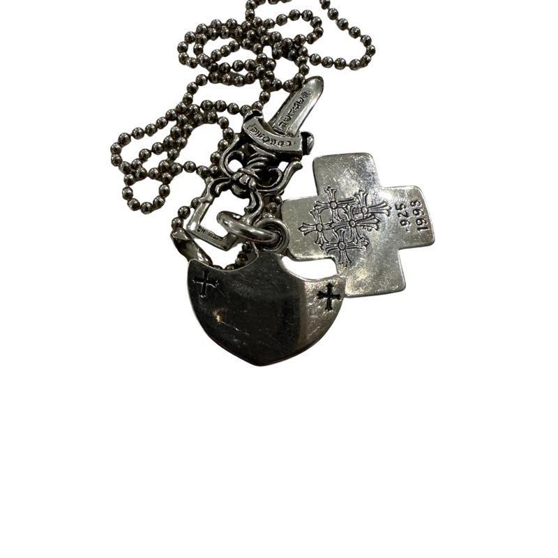 Chrome Hearts Lucky Trinkets w/ Ball Chain Necklace (28 Inches) - Lightly Used