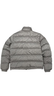 Dior Oblique Technical Jacquard Down Jacket Silver - Lightly Pre-Owned Size M