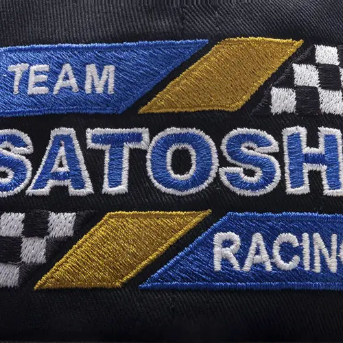 Satoshi Nakamoto Team Racing Hat Black - Like New