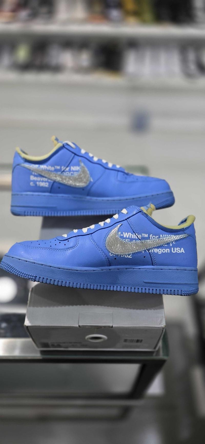 Nike Air Force 1 Low Off-White MCA University Blue - Pre-Owned Size 8.5
