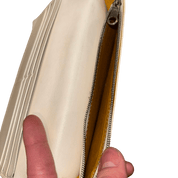 Goyard Richelieu Wallet Goyardine White (Preowned) - Pre-Owned