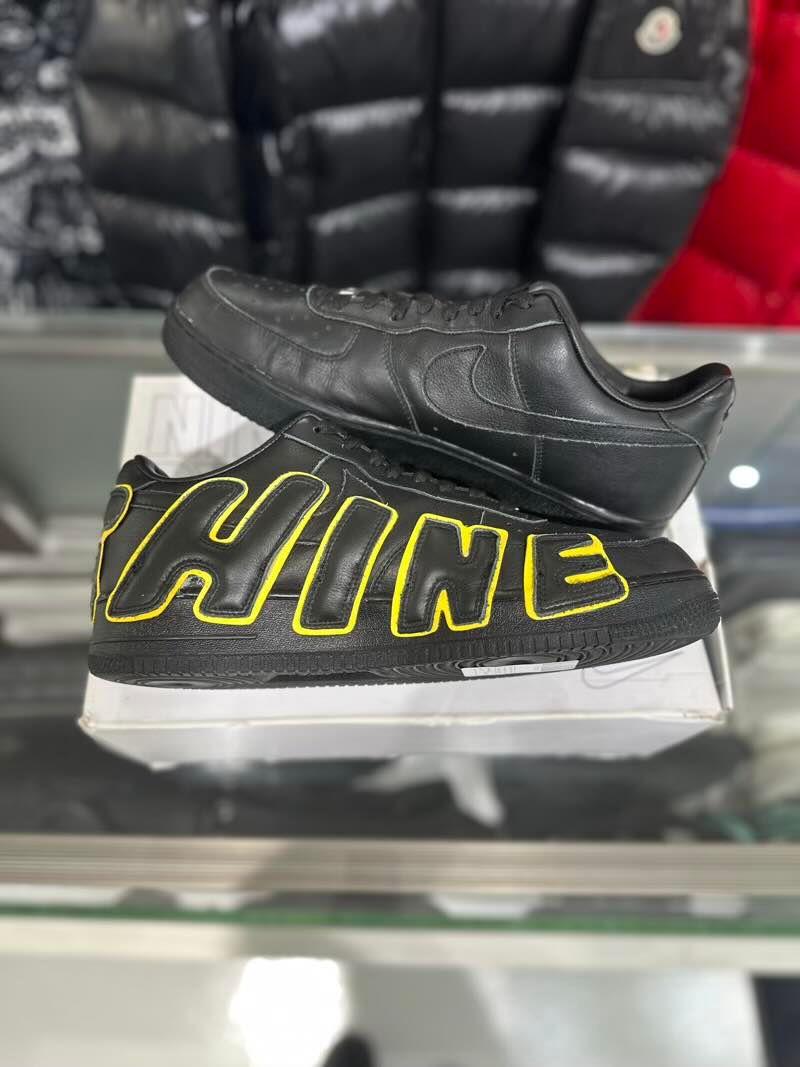 Cactus Plant Flea Market x Nike By You x Air Force 1 Low Black/Sunshine Yellow - Pre-Owned Size 12