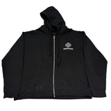 Chrome Hearts Malibu Exclusive Dagger Shoulder Logo Zip-Up Hoodie Black - Pre-Owned Size XXL