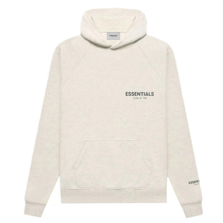 Fear of God Essentials Hoodie (FW21) Light Oatmeal, brand new