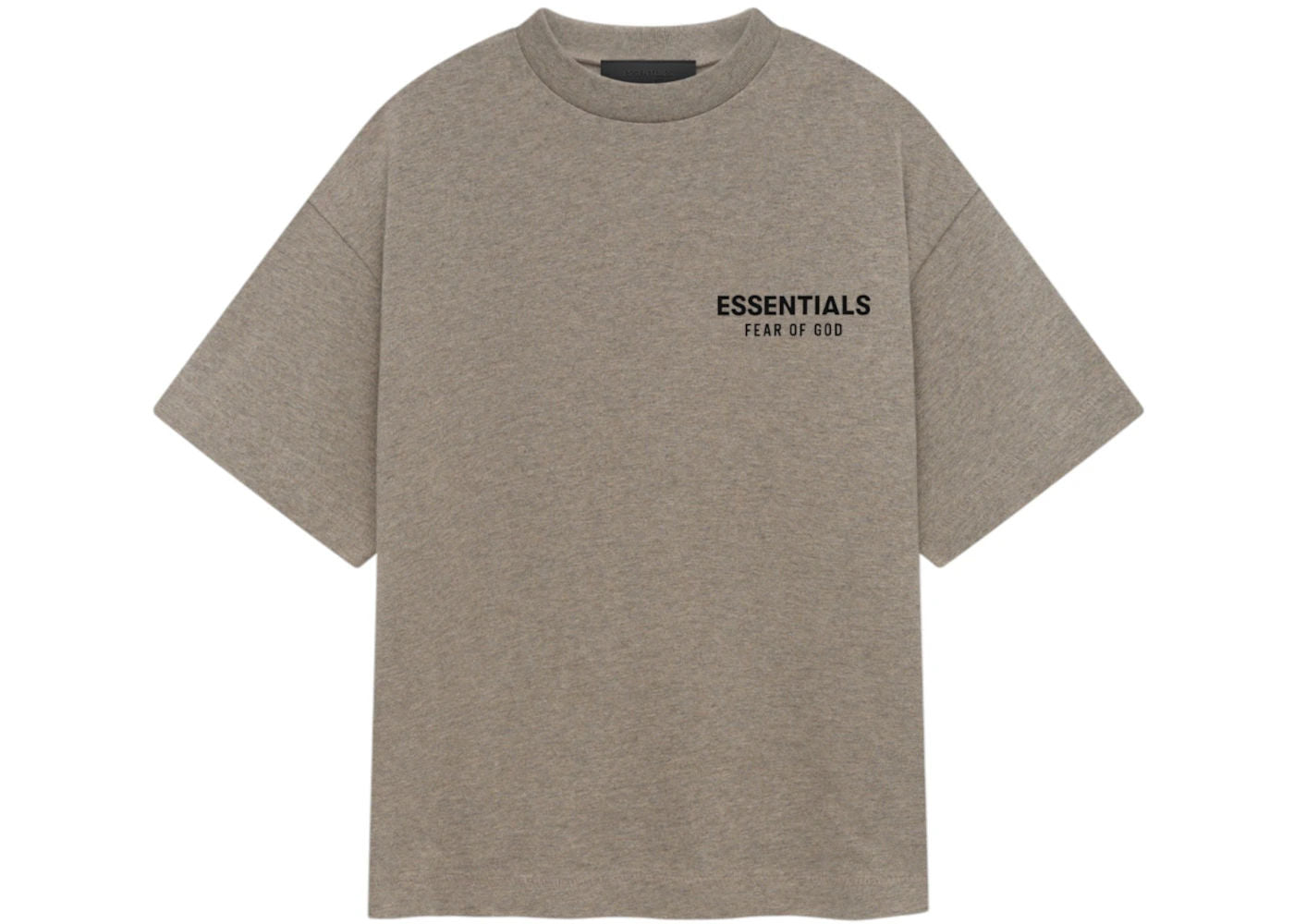 Fear of God Essentials Kids Jersey Crewneck Tee Heather Gray, brand new, size S