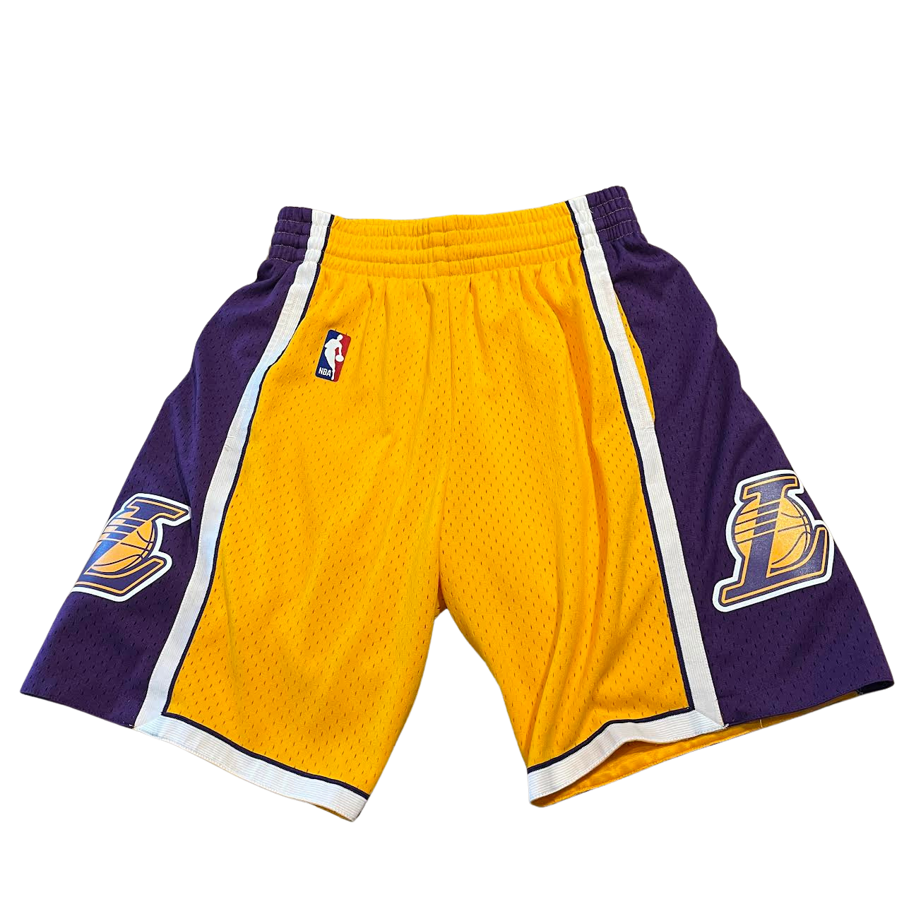 Mitchell & Ness Gold Los Angeles Lakers Swingman Mesh Shorts